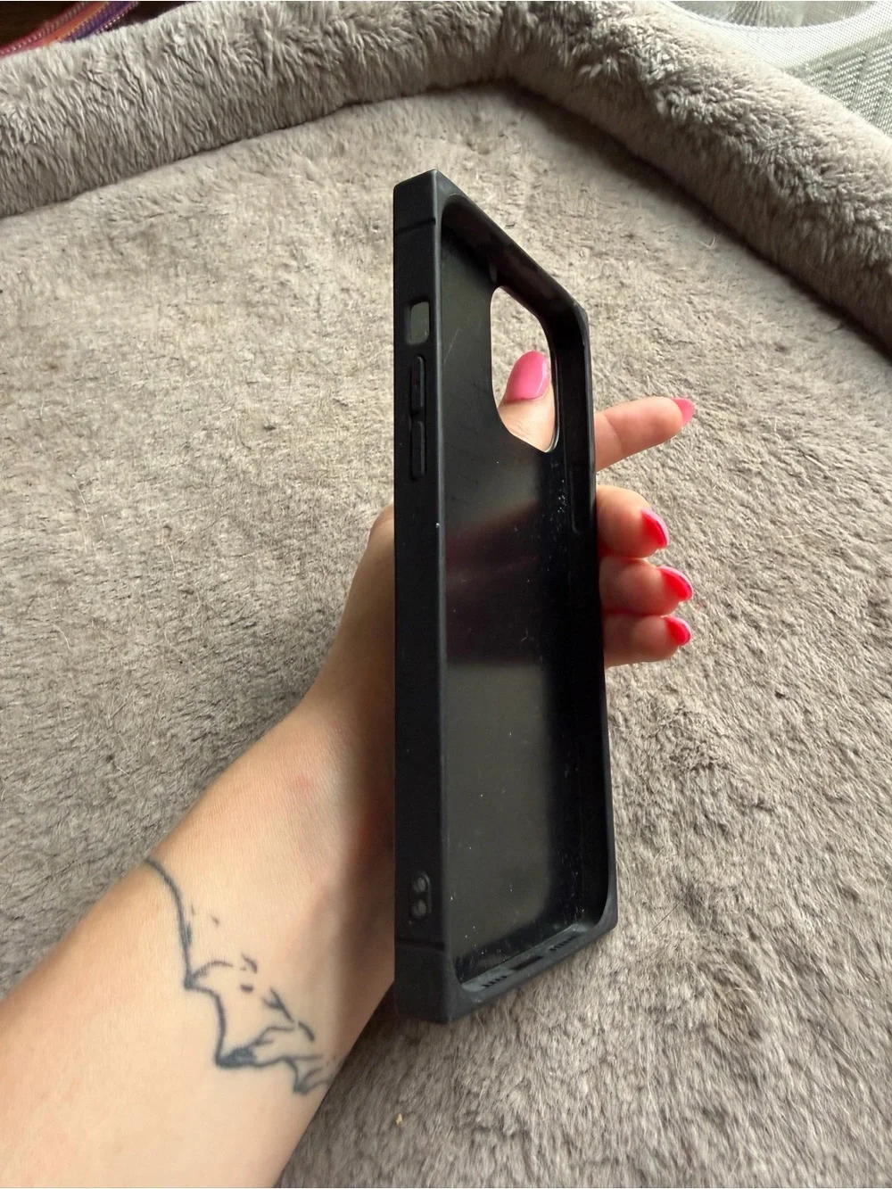 iPhone 13 Pro Max Marble Swirl Black & White Phone Case - Unbranded
